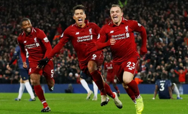 Liverpool Cukur Manchester United di Anfield