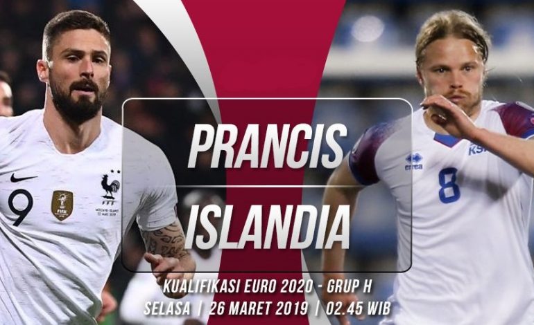 Prancis vs Islandia, Ulangan Perempat Final Piala Eropa 2016