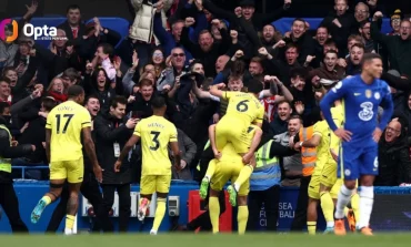 Hasil Pertandingan Chelsea vs Brentford 1-4, 4 April 2022