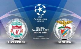 Prediksi Liverpool vs Benfica, 14 April 2022