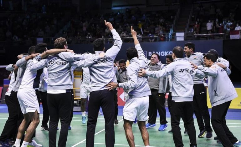 Kalahkan Indonesia, India Juara Thomas Cup 2022