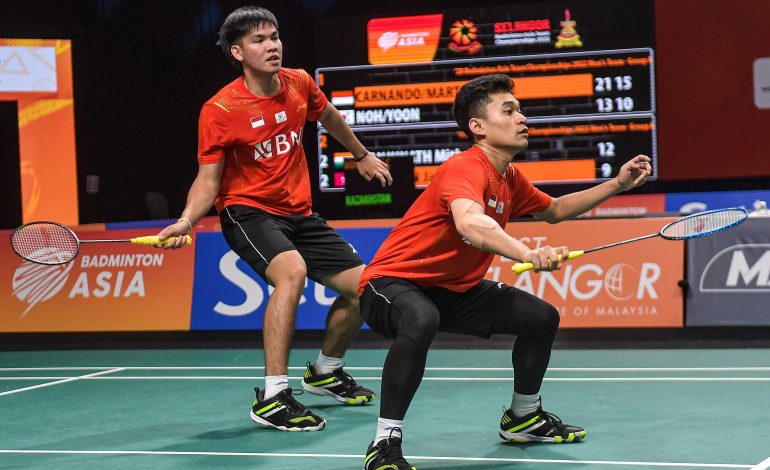 Leo Rolly Carnando/Daniel Marthin Sabet Gelar Juara Singapore Open 2022 meski Cedera